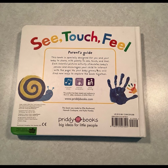 See, Touch, Feel board book. - Picture 2 of 6